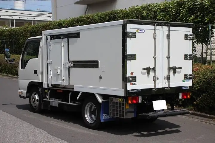 いすゞ エルフ 小型 冷凍冷蔵 中温 床アルミの中古トラック画像2