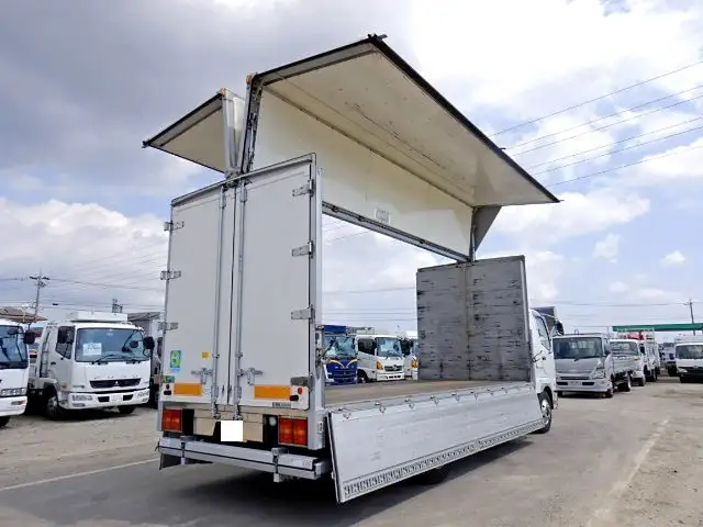 三菱 ファイター 中型/増トン ウイング パワーゲート ベッドの中古トラック画像2