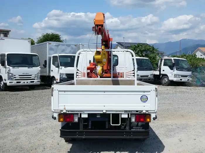 いすゞ エルフ 小型 クレーン付 床鉄板 3段の中古トラック画像5