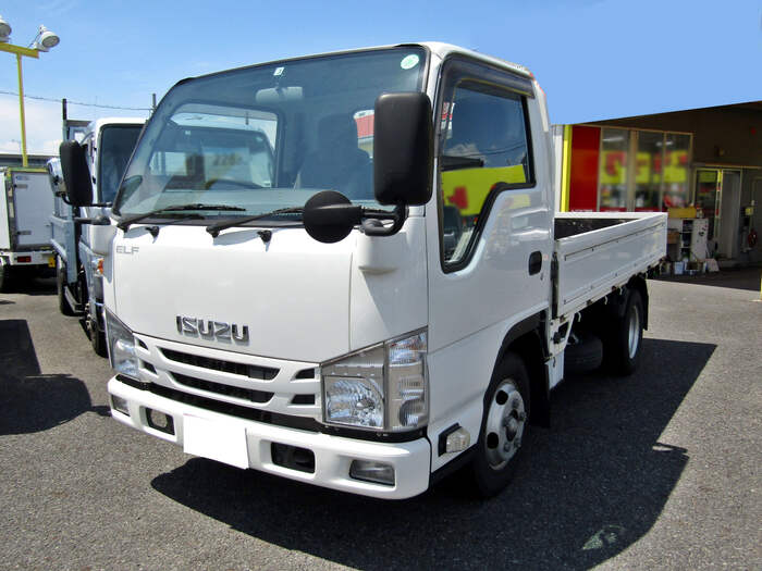 いすゞ エルフ 小型 平ボディ 10尺 TRG-NJR85A
