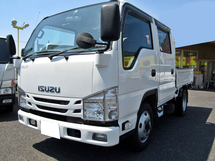 いすゞ エルフ 小型 平ボディ 10尺 TRG-NJS85A