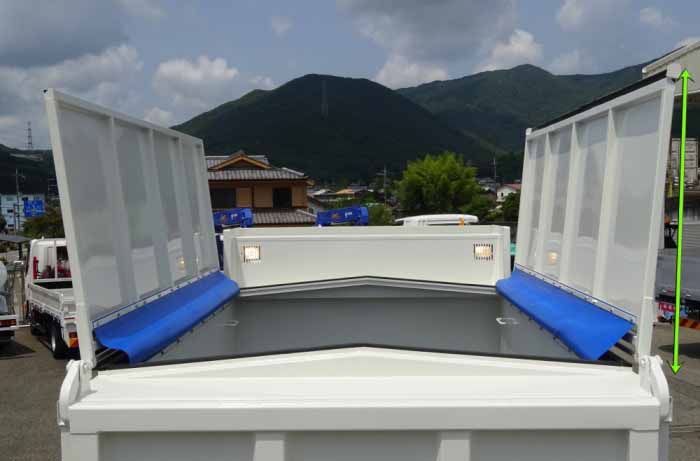 日野 レンジャー 中型 ダンプ 土砂禁 天蓋付き｜画像3