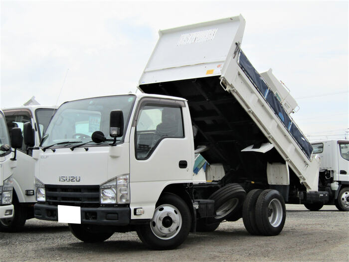 いすゞ エルフ 小型 ダンプ 10尺 TKG-NJR85AD