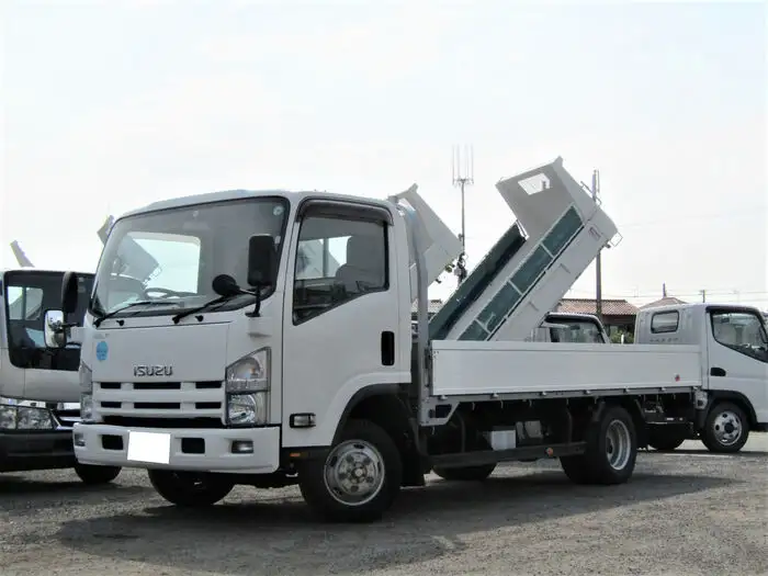 いすゞ エルフ 小型 平ボディ アルミブロック TKG-NNS85ARの中古トラック画像1