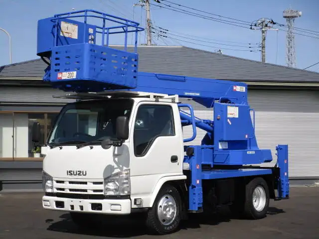 いすゞ エルフ 小型 高所・建柱車 高所作業車 TKG-NKR85 の中古トラック【車両No.111692】