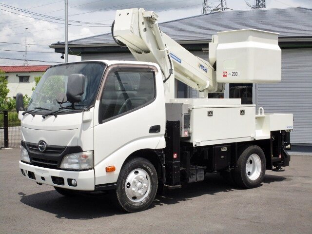 日野 デュトロ 小型 高所・建柱車 高所作業車 TKG-XZU600X