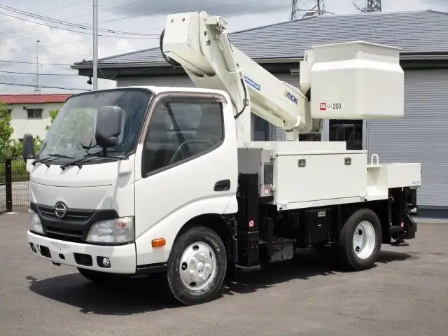 日野 デュトロ 小型 高所・建柱車 高所作業車 電工仕様の中古トラック画像1