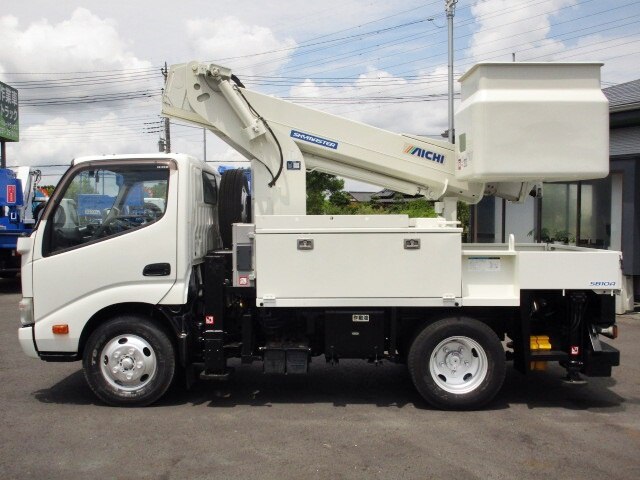 日野 デュトロ 小型 高所・建柱車 高所作業車 電工仕様の中古トラック画像2