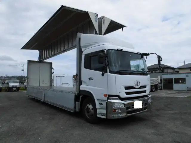 日産UD クオン 大型 ウイング ハイルーフ エアサスの中古トラック画像2