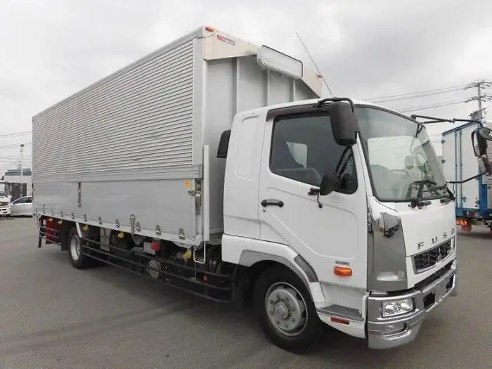 三菱 ファイター 中型/増トン ウイング 床鉄板 ベッドの中古トラック画像2