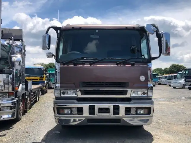 三菱 スーパーグレート 大型 車両重機運搬 ラジコン ウインチの中古トラック画像6