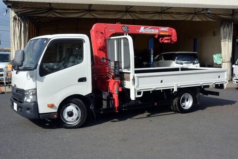 日野 デュトロ 小型 クレーン付 ワイドロング SKG-XZU710M