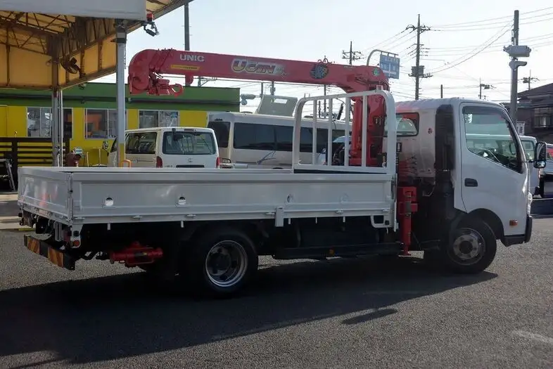トヨタ トヨエース 小型 クレーン付 床鉄板 4段の中古トラック画像2