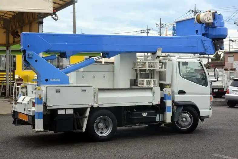 三菱 キャンター 小型 高所・建柱車 高所作業車 KK-FE73EBYの中古トラック画像2