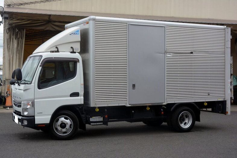 三菱 キャンター 小型 アルミバン 標準ロング TKG-FEA50