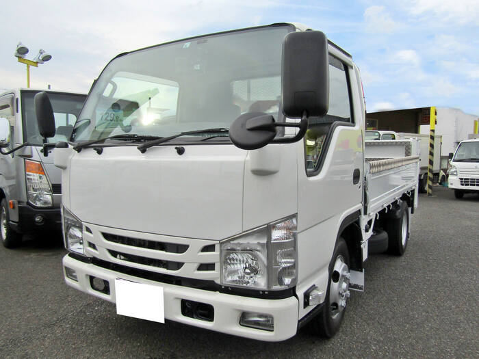 いすゞ エルフ 小型 平ボディ 10尺 TPG-NJR85AN