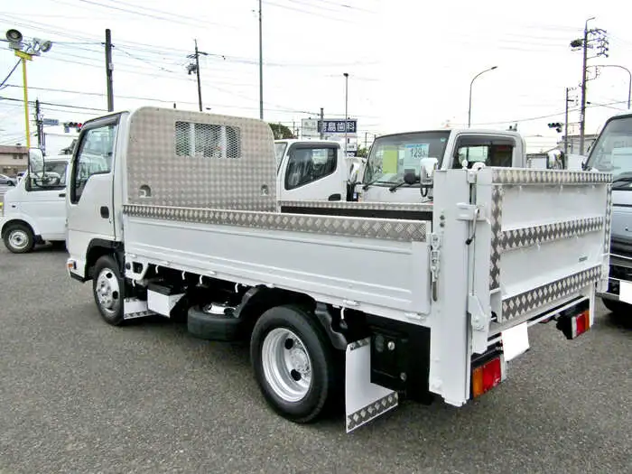 いすゞ エルフ 小型 平ボディ パワーゲート 床鉄板の中古トラック画像2