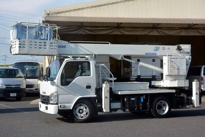 いすゞ エルフ 小型 高所・建柱車 高所作業車 TKG-NKR85YN の中古トラック【車両No.111970】