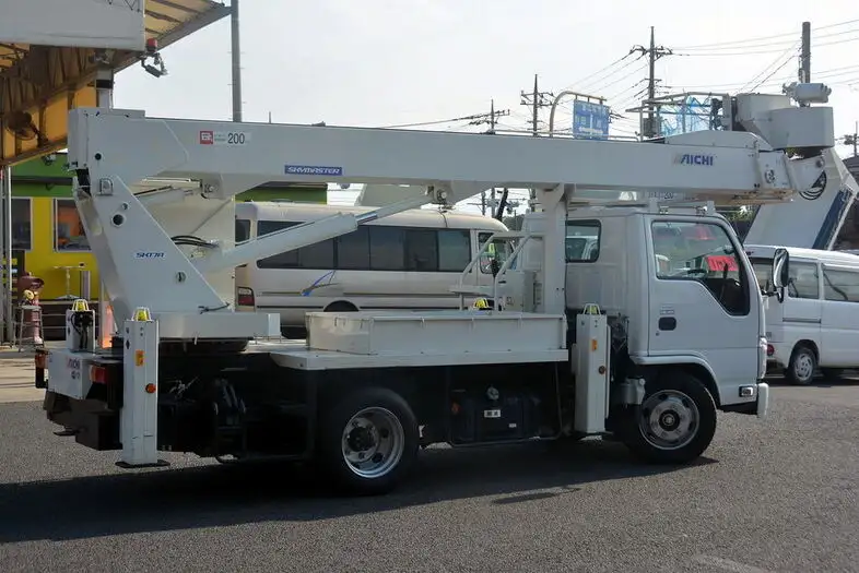 いすゞ エルフ 小型 高所・建柱車 高所作業車 TKG-NKR85YNの中古トラック画像2