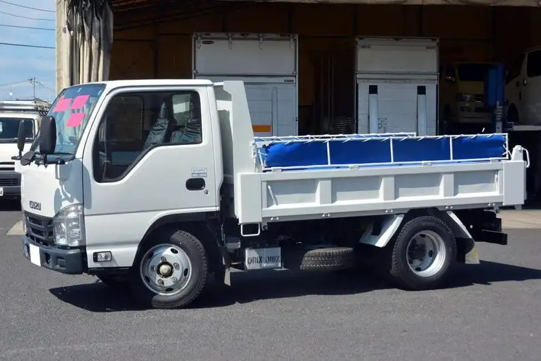 いすゞ エルフ 小型 ダンプ 強化 コボレーンの中古トラック画像1