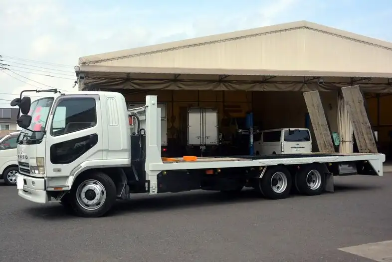 三菱 ファイター 中型/増トン 車両重機運搬 ラジコン ウインチの中古トラック画像1