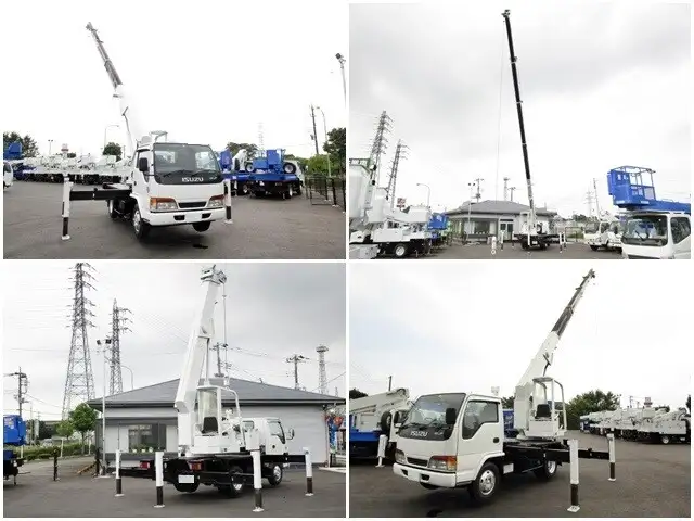 いすゞ エルフ 小型 高所・建柱車 KC-NKR66E3Nの中古トラック画像9