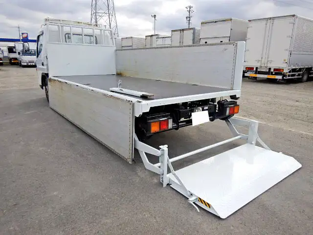 三菱 キャンター 小型 平ボディ パワーゲート 床鉄板の中古トラック画像3