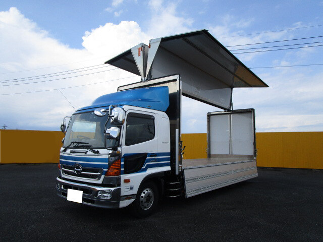日野 レンジャー 中型 ウイング ワイド TKG-GD7JLAG