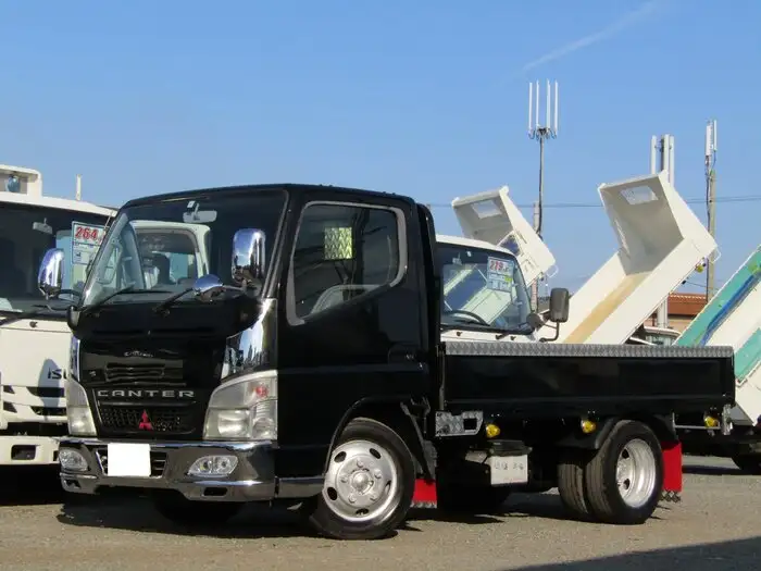 三菱 キャンター 小型 平ボディ PA-FE70DB H19の中古トラック画像1