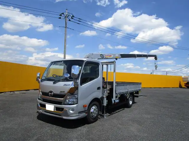 日野 デュトロ 小型 クレーン付 ワイドロング TKG-XZU710M の 日野 デュトロ 小型 クレーン付 ワイドロング TKG-XZU710M の