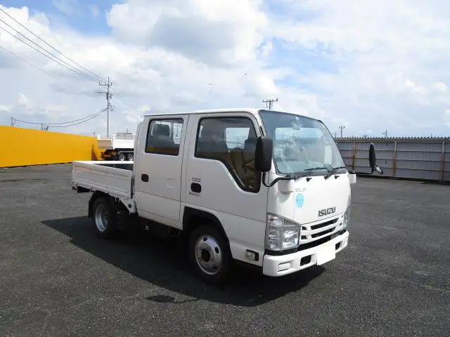 いすゞ エルフ 小型 平ボディ Wキャブ TPG-NJS85Aの中古トラック画像2