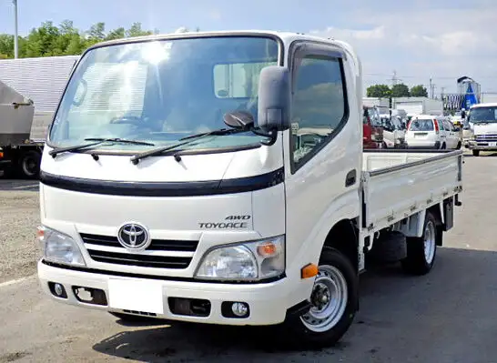トヨタ トヨエース 小型 平ボディ 床鉄板 LDF-KDY281の中古トラック画像1