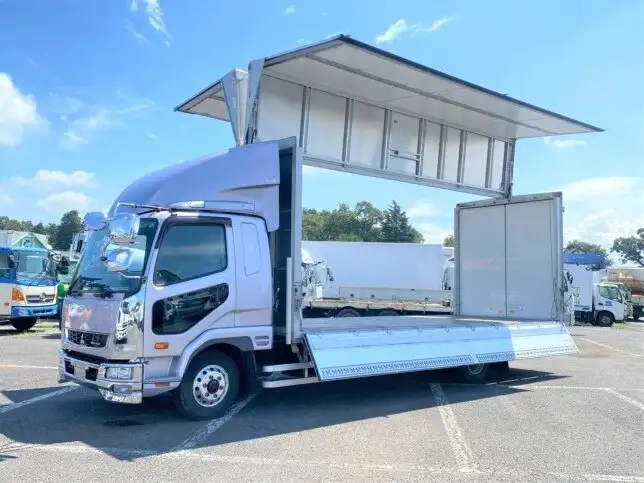 三菱 ファイター 中型/増トン ウイング パワーゲート エアサスの中古トラック画像12