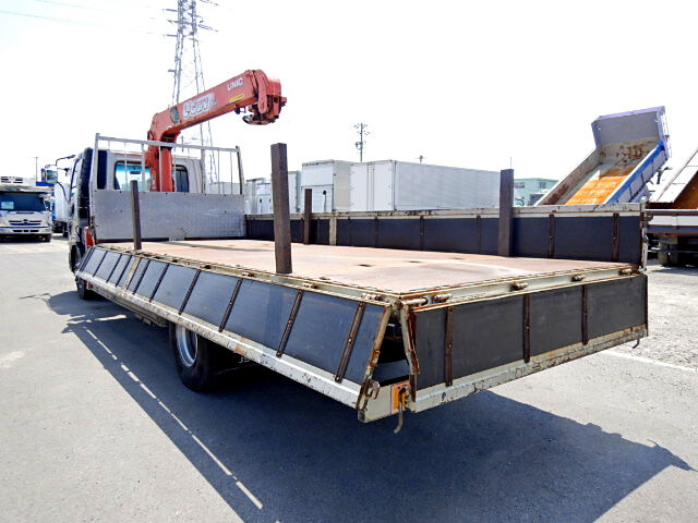 三菱 ファイター 中型 クレーン付 床鉄板 3段｜画像3