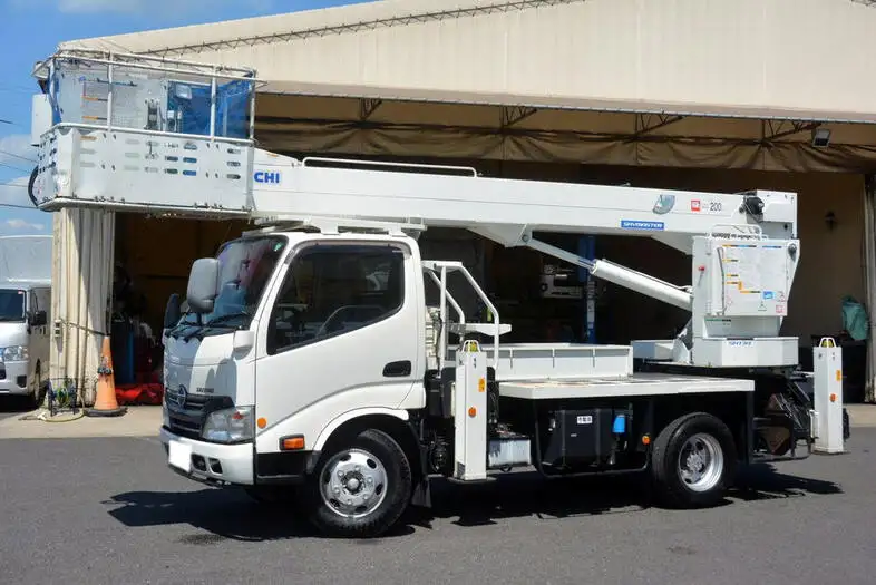 日野 デュトロ 小型 高所・建柱車 高所作業車 TKG-XZU640F の
