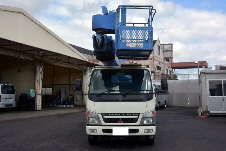 三菱 キャンター 小型 高所・建柱車 高所作業車 PA-FE73DEYの中古トラック画像2