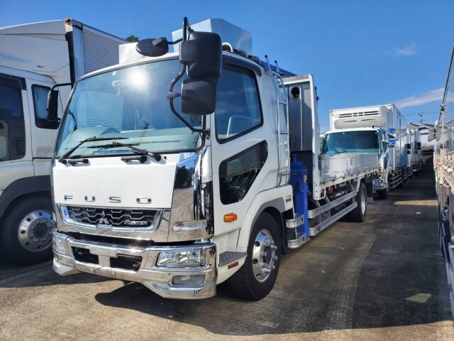 三菱 ファイター 中型/増トン クレーン付 アルミブロック 4段 の中古トラック【車両No.113571】