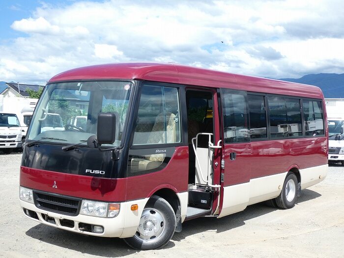 三菱 ローザ 小型 バス マイクロバス PDG-BE66DG｜画像1