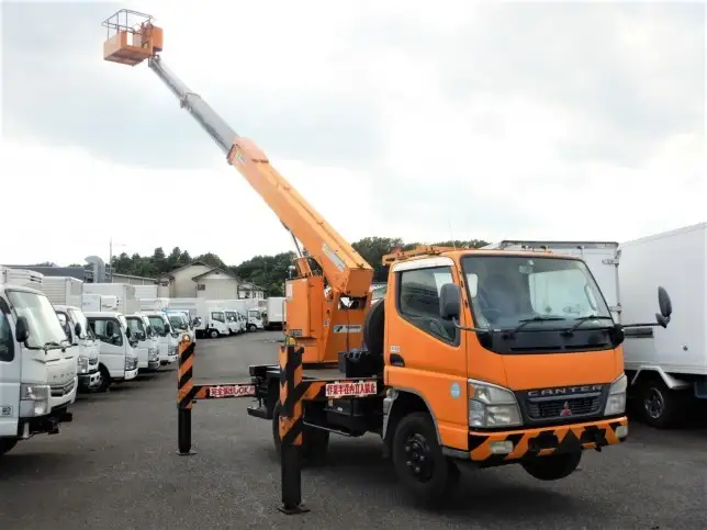 三菱 キャンター 小型 高所・建柱車 高所作業車 KK-FE73EBの中古トラック画像9