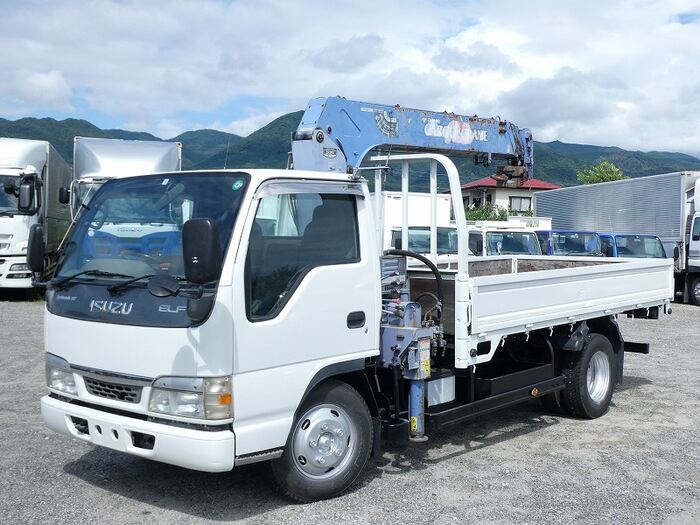 いすゞ エルフ 小型 クレーン付 標準ロング KR-NKR81LR