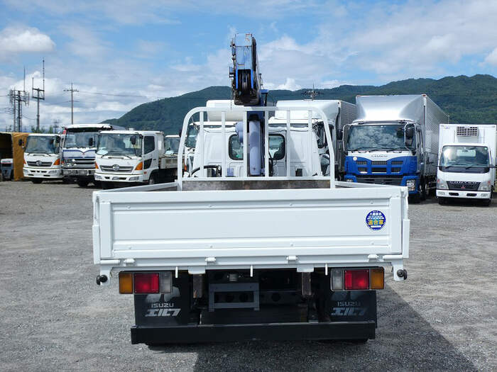 いすゞ エルフ 小型 クレーン付 床鉄板 4段｜画像3