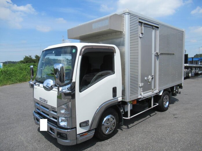 いすゞ エルフ 小型 アルミバン セミロング TKG-NMR85N