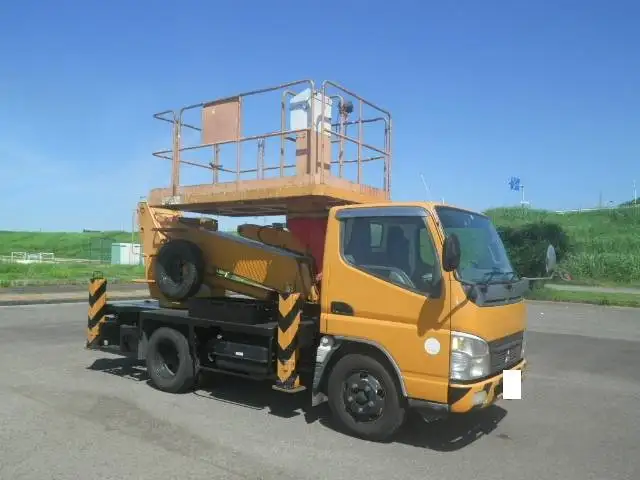 三菱 キャンター 小型 高所・建柱車 高所作業車 KK-FE73EBの中古トラック画像2