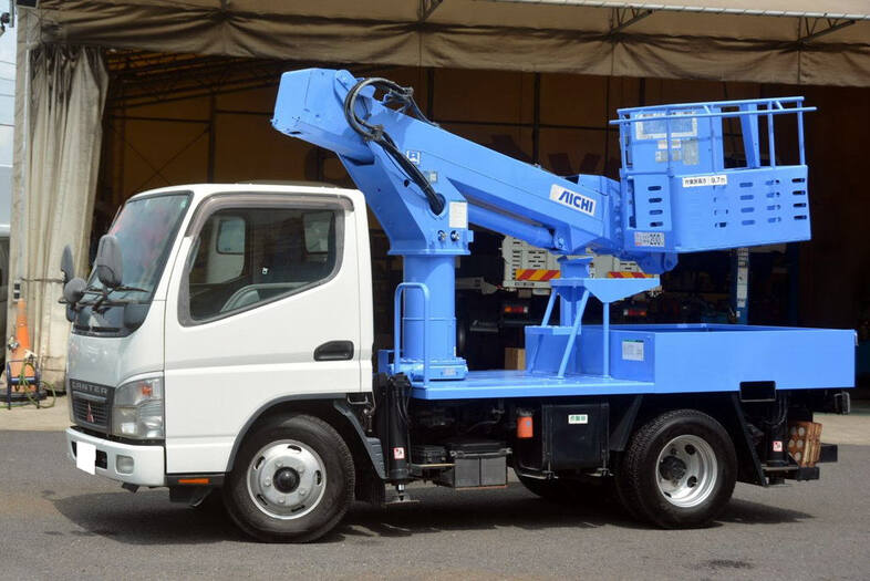 三菱 キャンター 小型 高所・建柱車 高所作業車