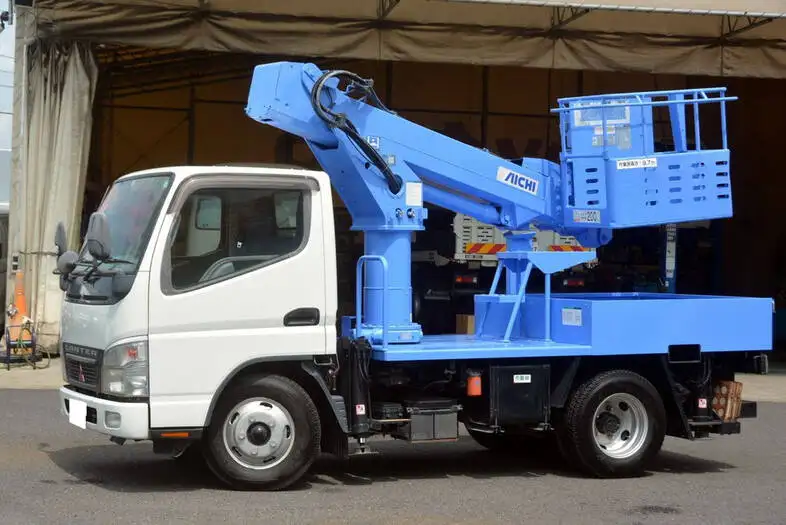 三菱 キャンター 小型 高所・建柱車 高所作業車 PA-FE73DB の中古トラック【車両No.113781】
