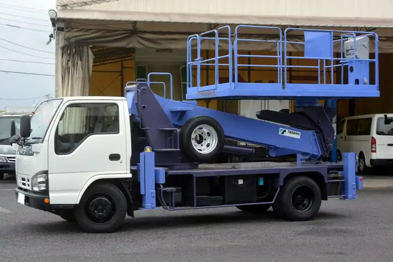 いすゞ エルフ 小型 高所・建柱車 高所作業車 PB-NKR81N の中古トラック【車両No.113779】