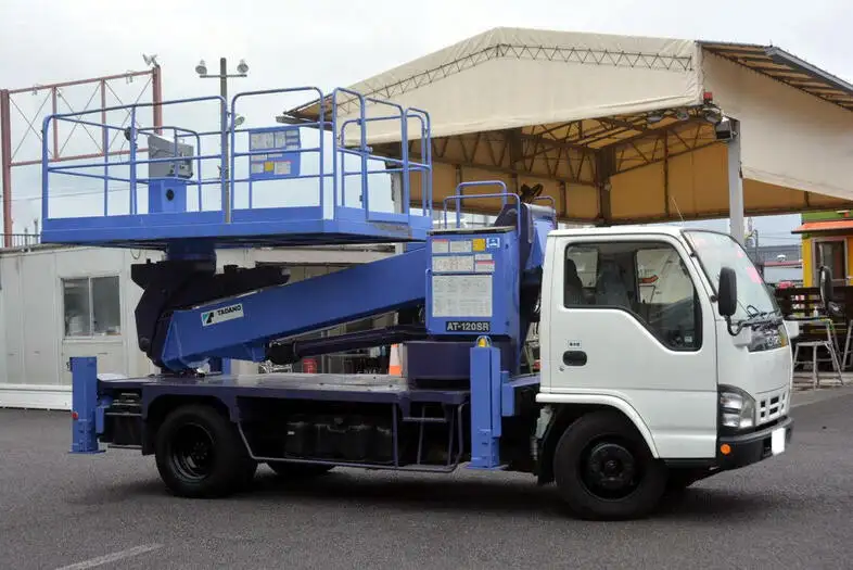いすゞ エルフ 小型 高所・建柱車 高所作業車 PB-NKR81Nの中古トラック画像3