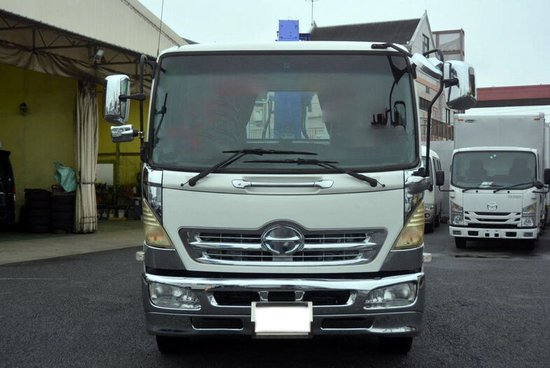 日野 レンジャー 中型 車両重機運搬 4段クレーン ラジコン｜画像2