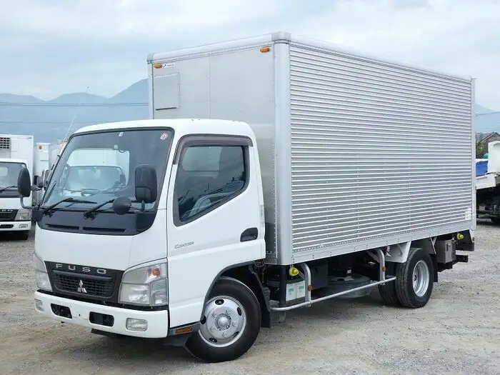 三菱 キャンター 小型 アルミバン パワーゲート PDG-FE74DVの中古トラック画像1
