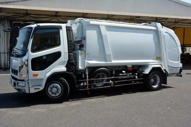 三菱 ファイター 中型/増トン パッカー車 プレス式 2KG-FK72FZの中古トラック画像1